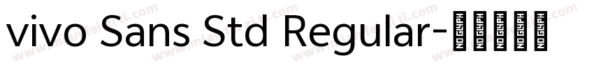 vivo Sans Std Regular字体转换